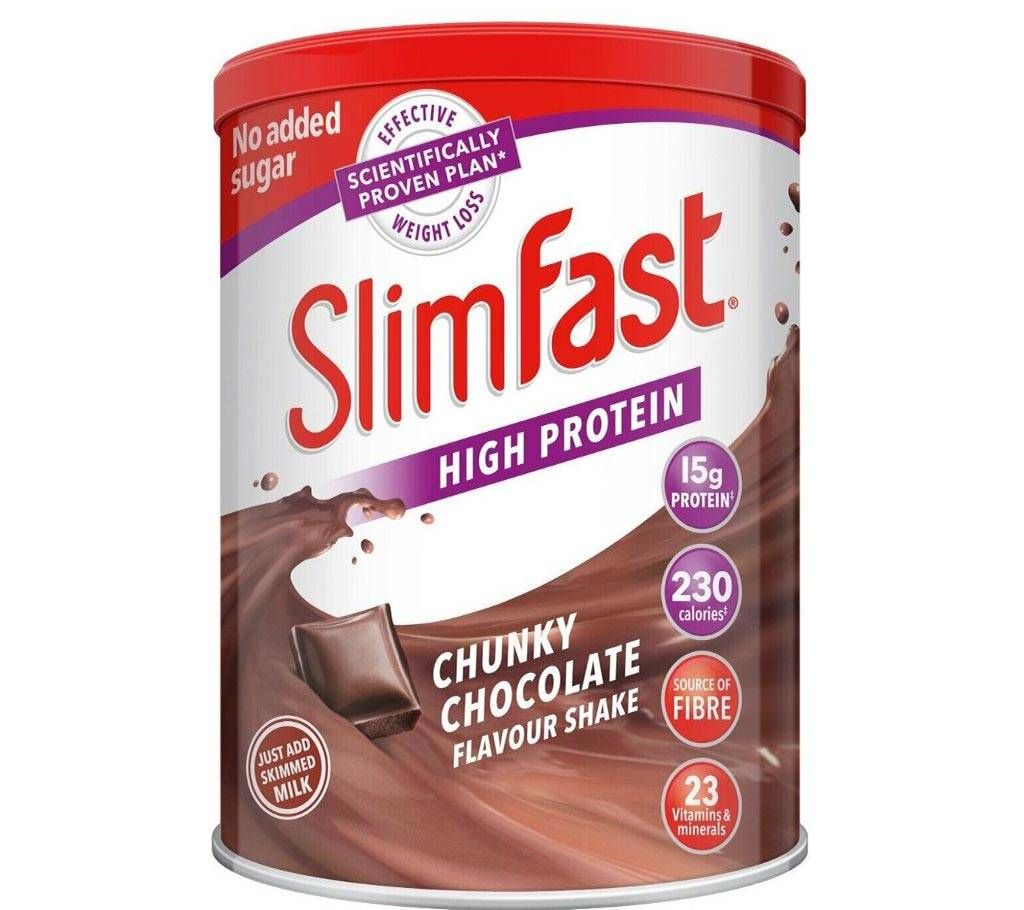 Slimfast Tin Milk Chocolate 450g-UK 
