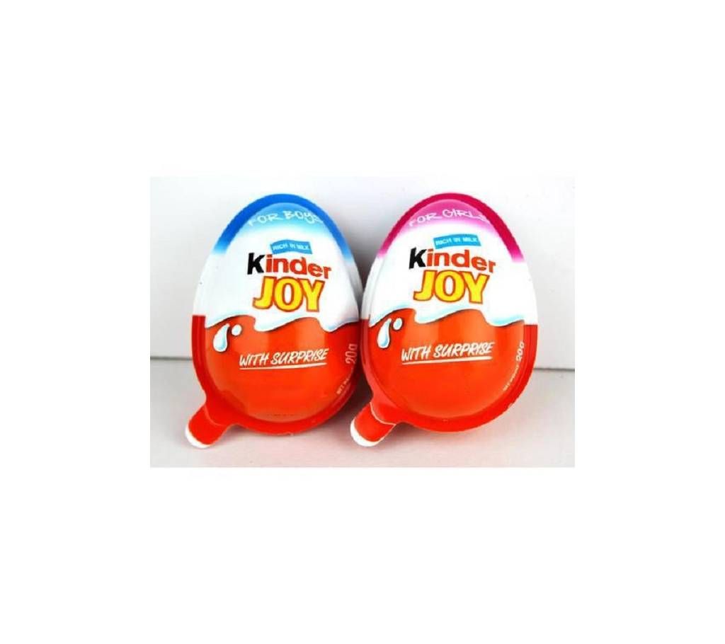 Kinder Joy Chocolate, 20g/Pcs- 8 Pcs