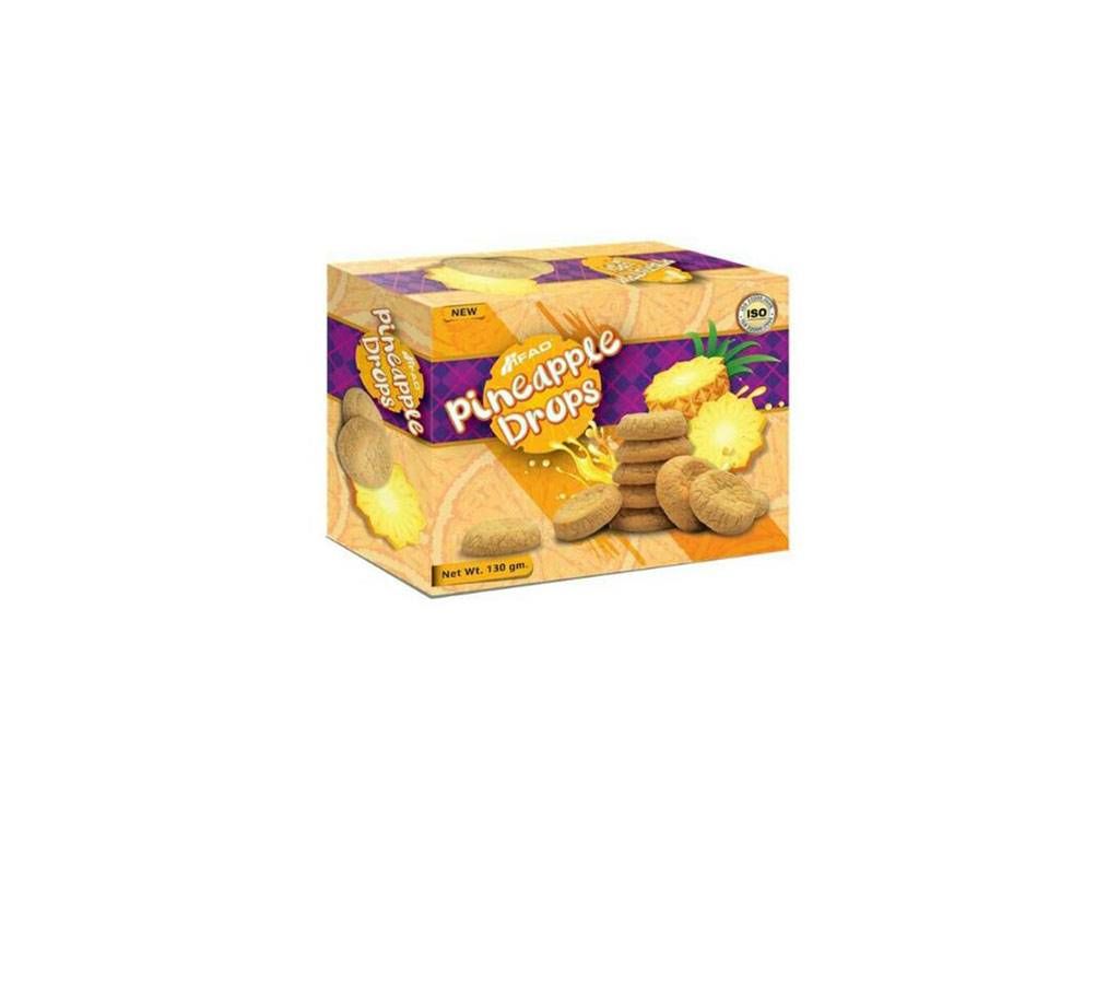 Ifad Pineapple Drups Biscuit 130gm