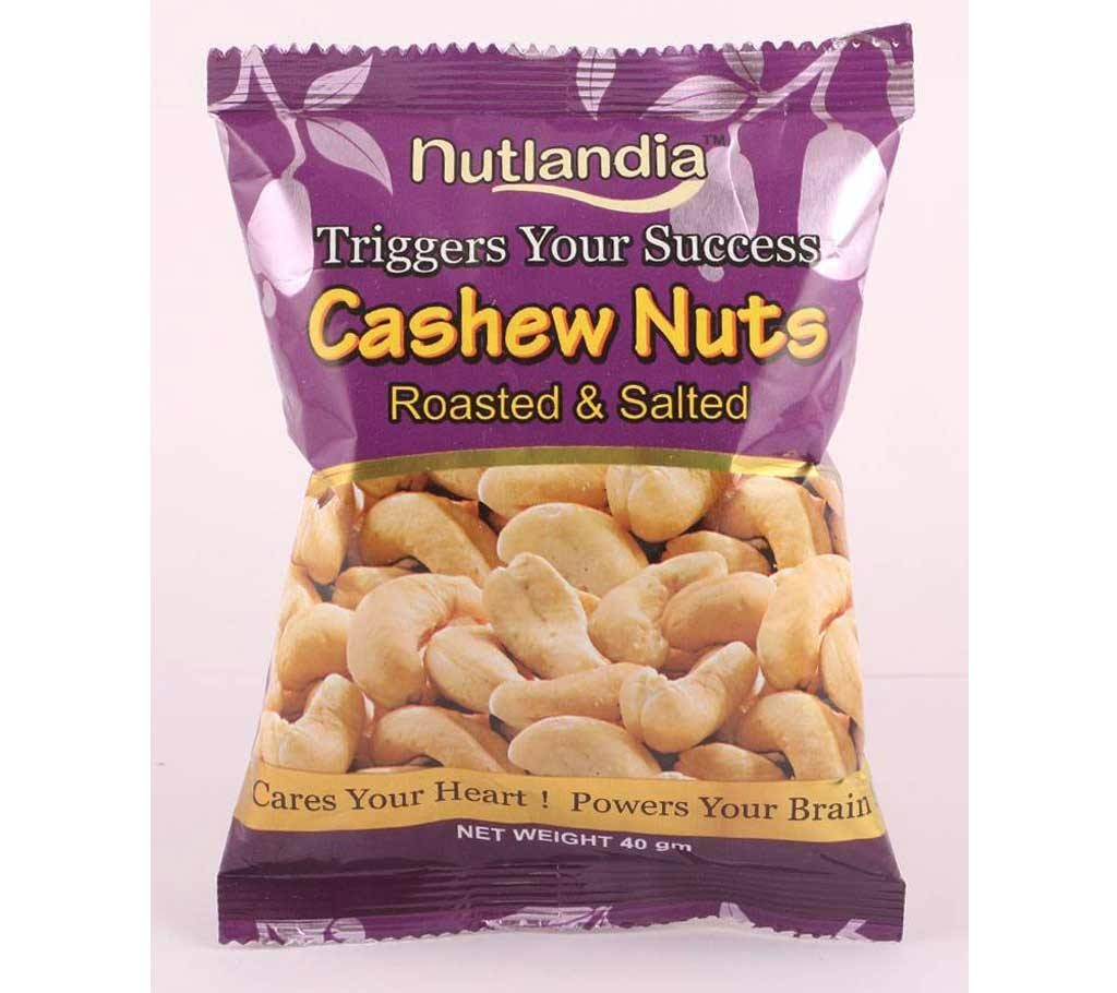 Nutlandia Cashew Nuts- Roasted & Salted 40grm * 3pack combo vietnam