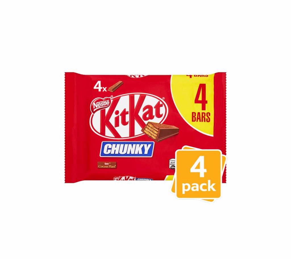Kit Kat Chunky Milk Chocolate Multipack 4 X40g (UK)