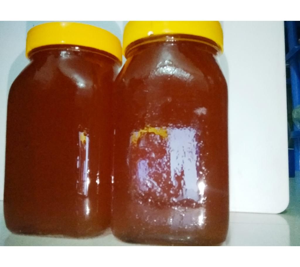 Pure raw honey  from natural honeycomb