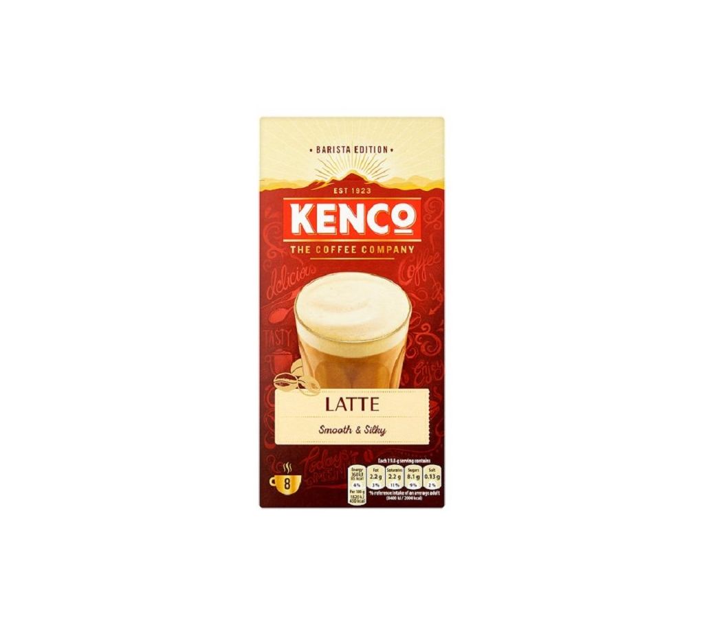Kenco Coffee Latte 8 Sachets UK