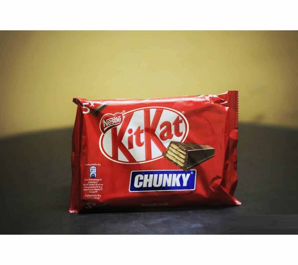 Kitkat Chunky 5x Candy Bars 200g Germany
