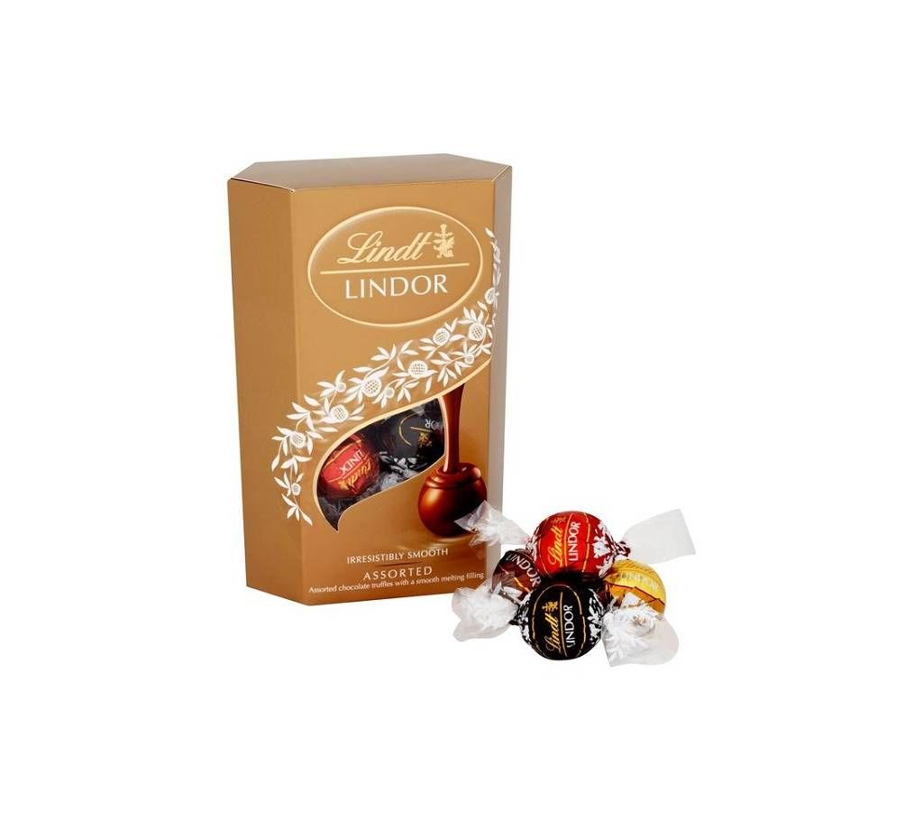 Lindt Lindor Assorted Chocolate Carton 200gm - Italy