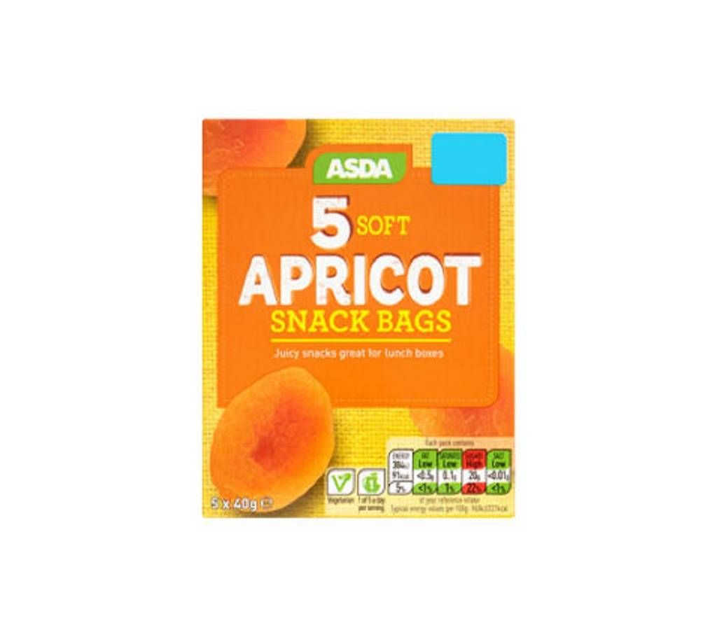 Soft Apricot Snack Bags 200gm - Turkey 