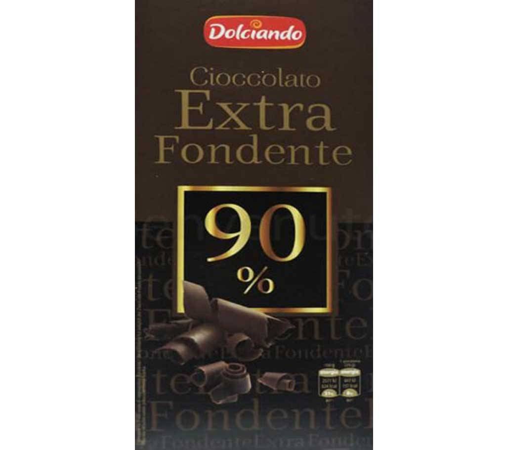 Dolciando chocolate  Extra Fondente 90% 100g Italy