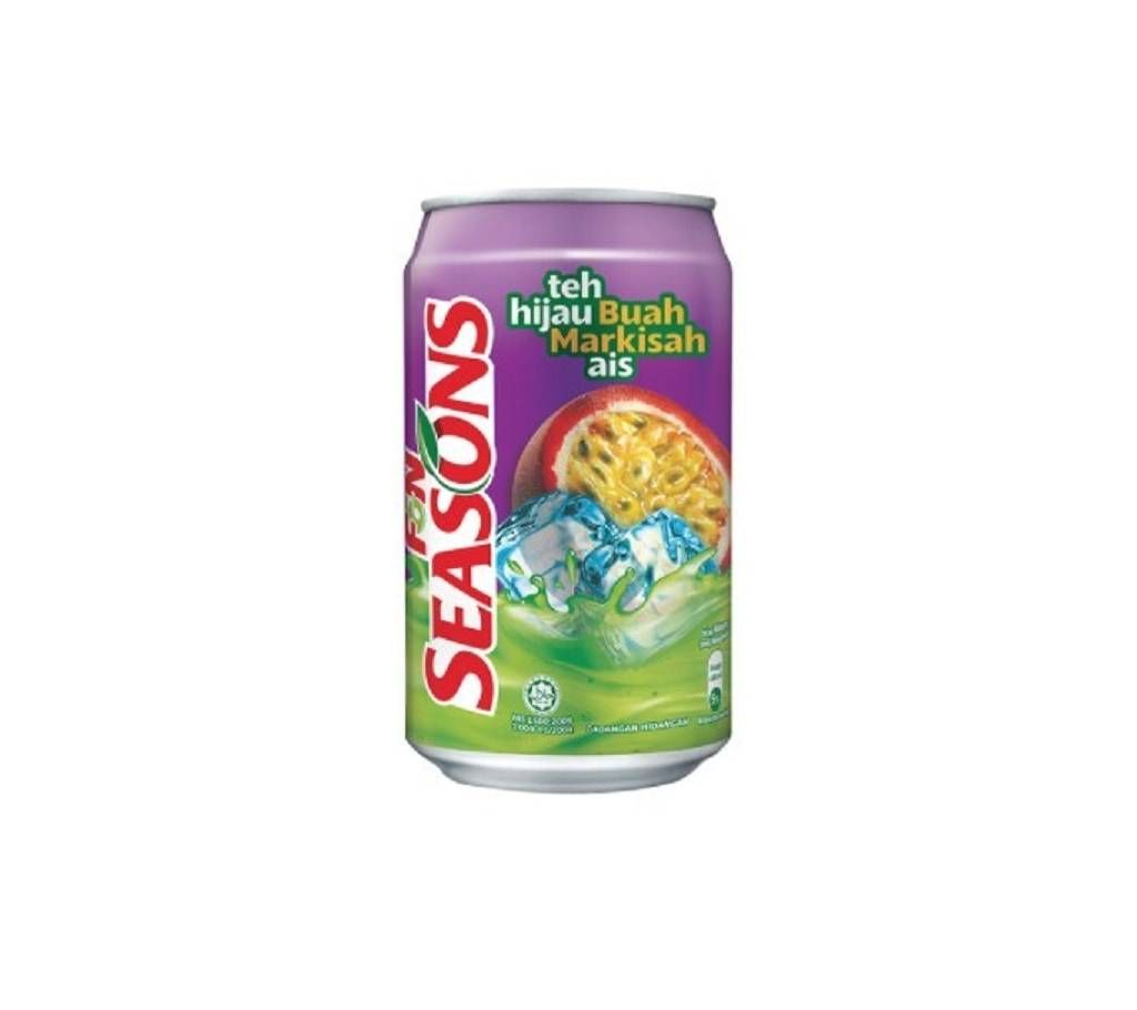 F&N Seasons Ice Passion Fruit Green Tea 300ml