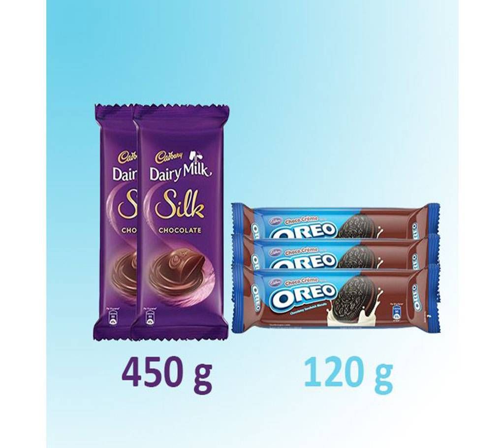 Silk Chocolate & Oreo Biscuit Indian India