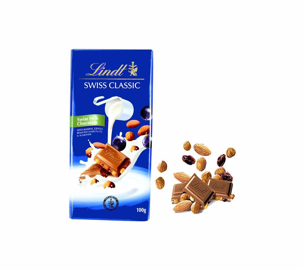 Lindt swiss classic milk chocolate 100g SWISS