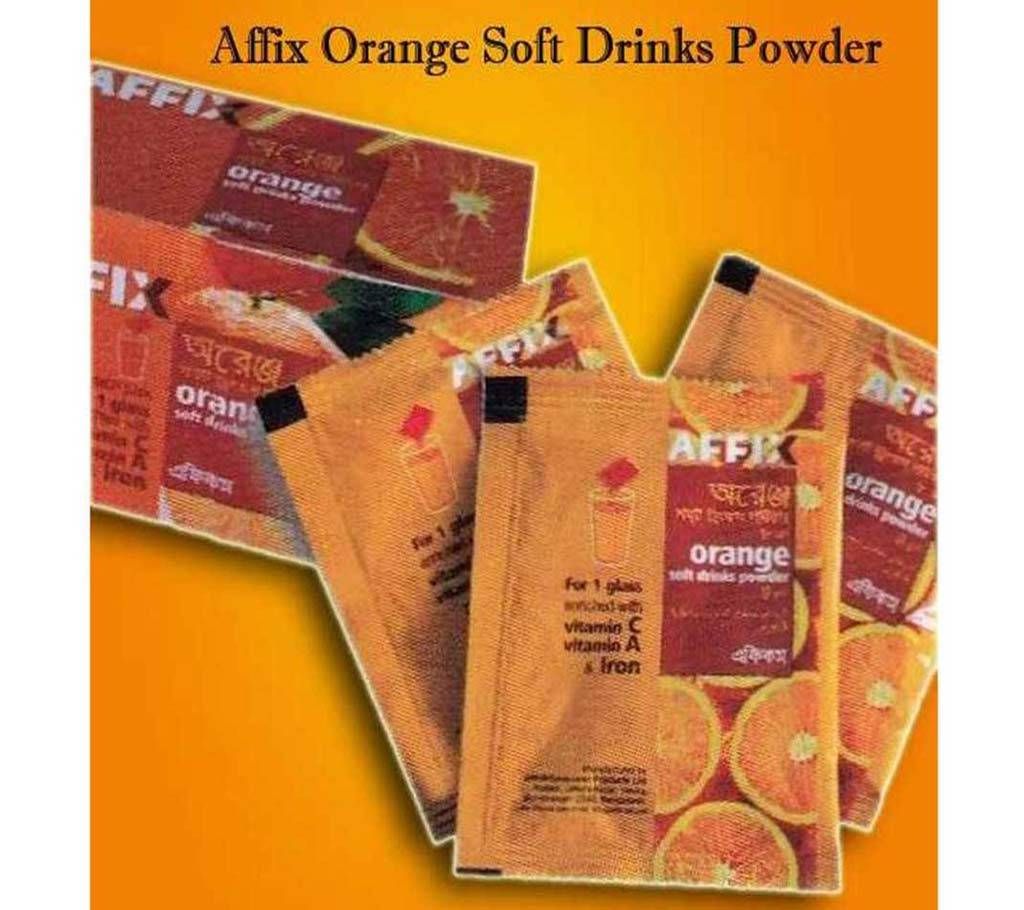 Affix Orange Soft Drinks Powder 8 gm 36Pcs