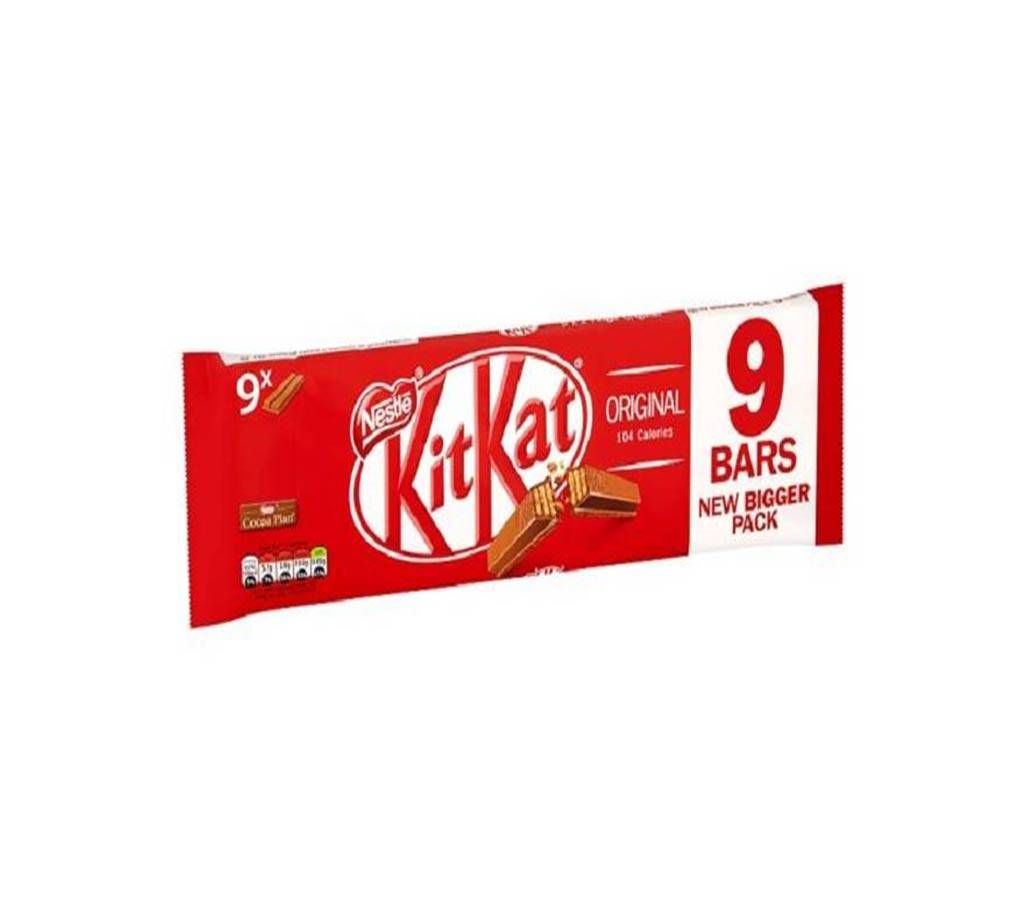 Kit Kat 2 Finger Milk Chocolate 9 Pack UK