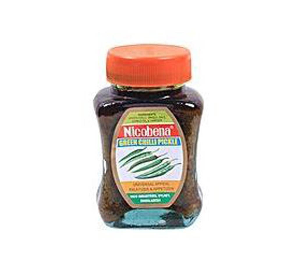 Nicobena Green Chilli Pickle (300 Gm)