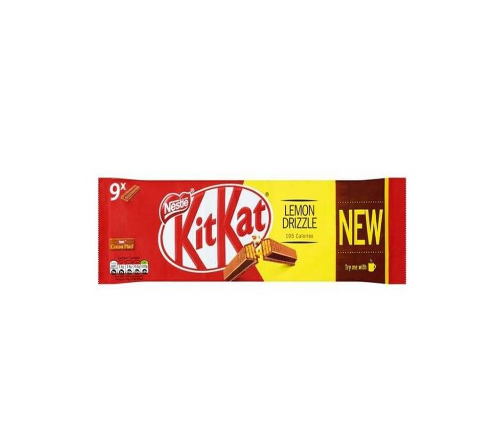 Kitkat Lemon Drizzle 9 x 2 Finger bars UK