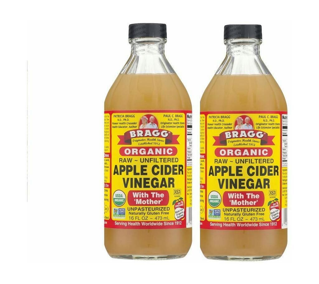 Bragg original apple cider vinegar with the mother