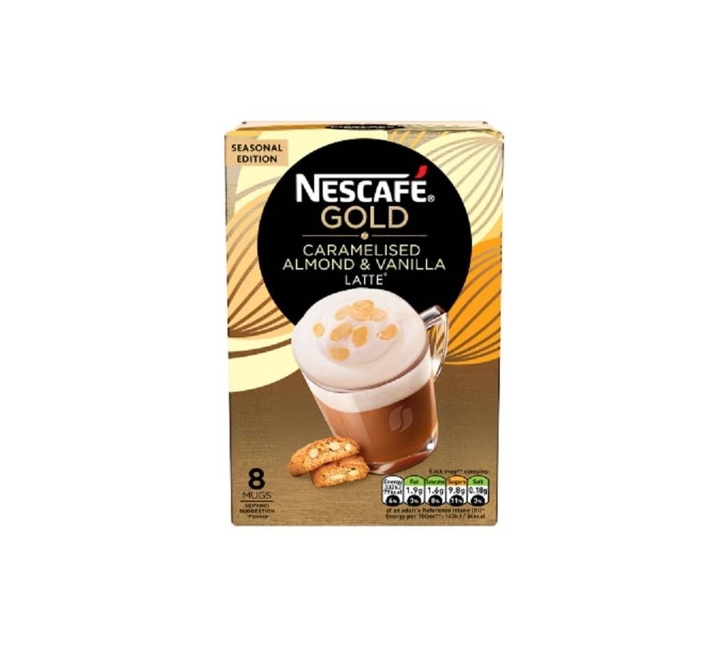 Nescafe Gold Caramelised Almond & Vanilla Latte - UK