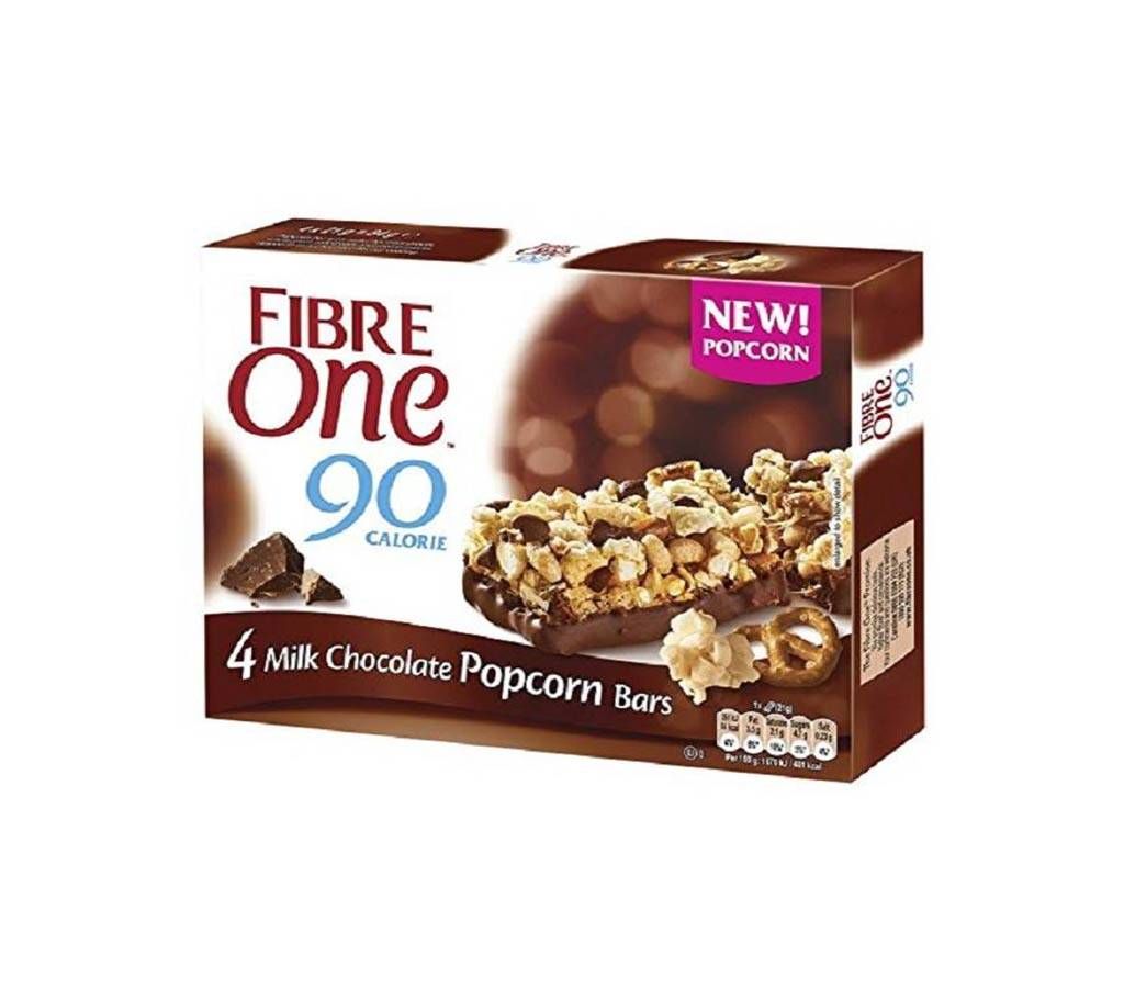 Fibre One Milk Chocolate Popcorn bars EU