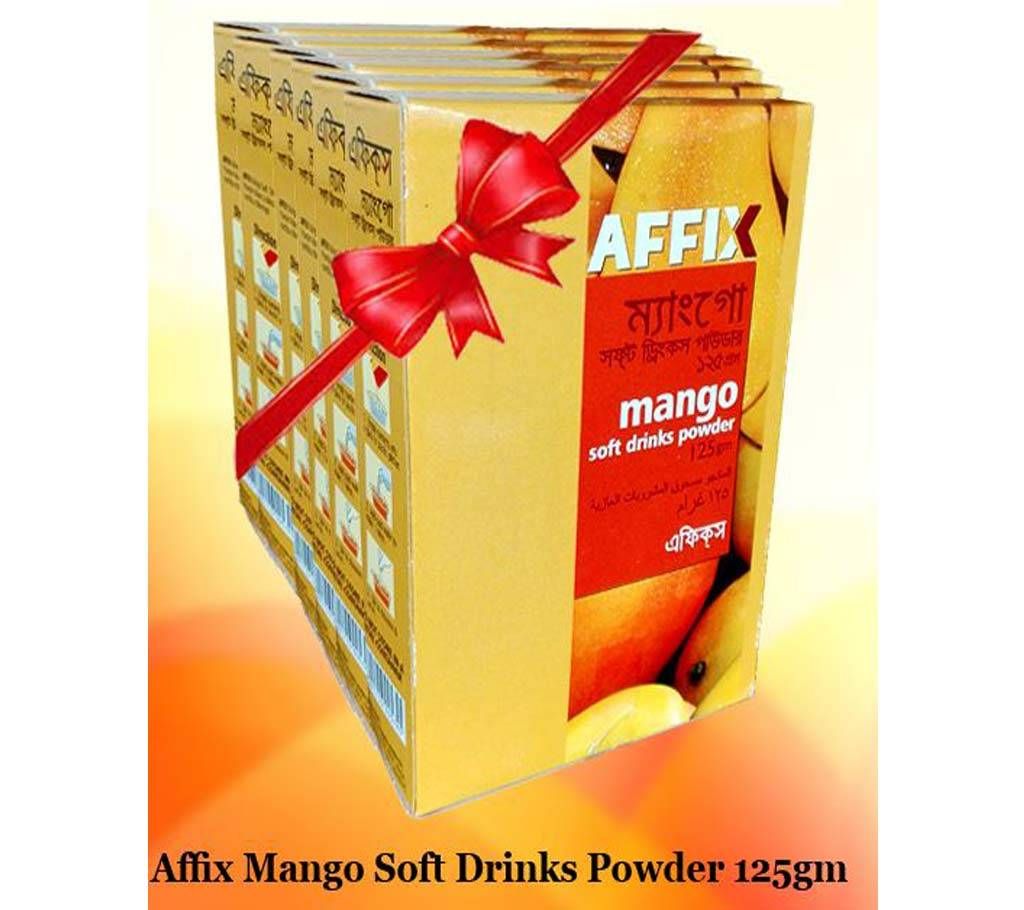 Affix Mango Soft Drinks Powder 125gm pcs Combo