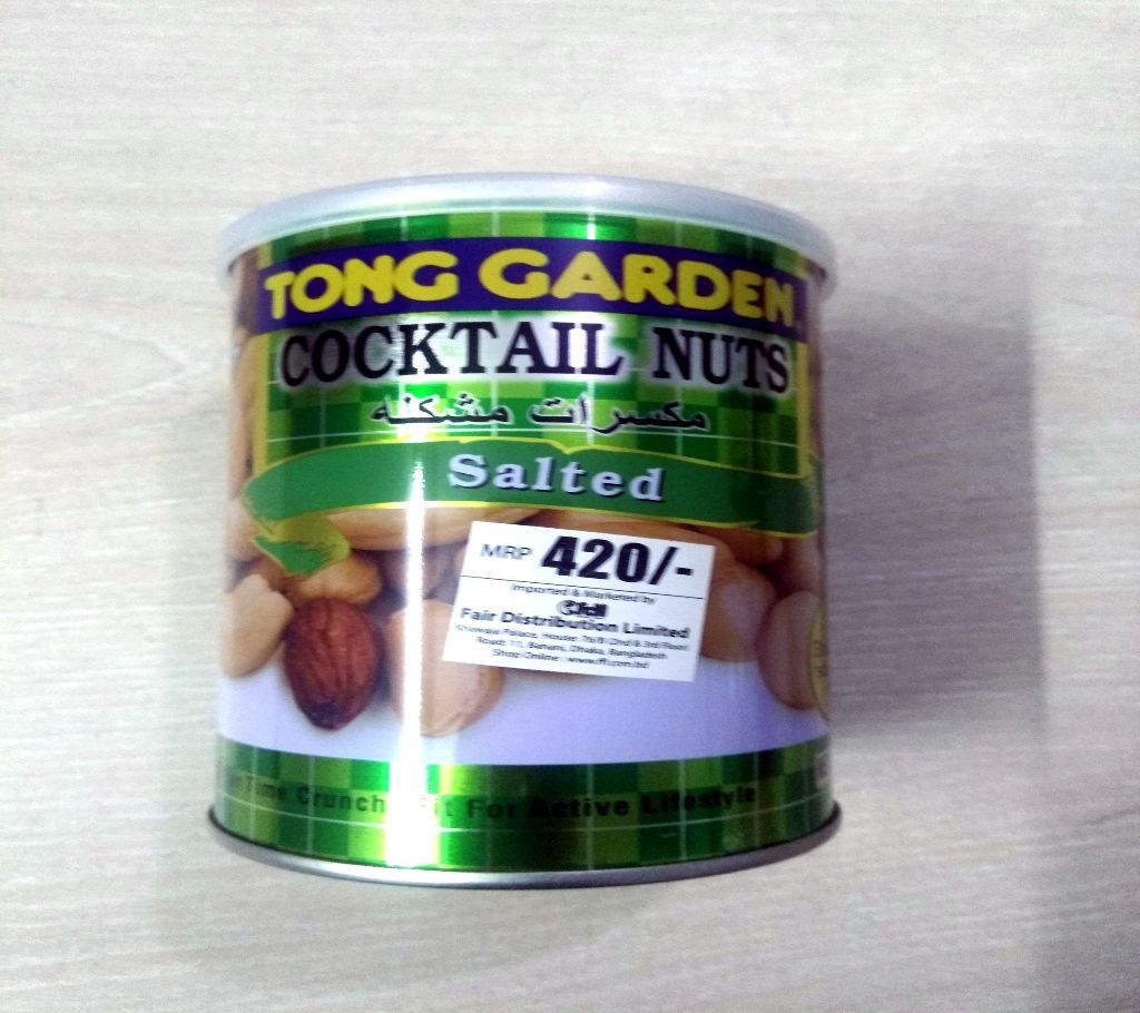 Tong garden Cocktail nuts salted can-150 Gm-Thailand