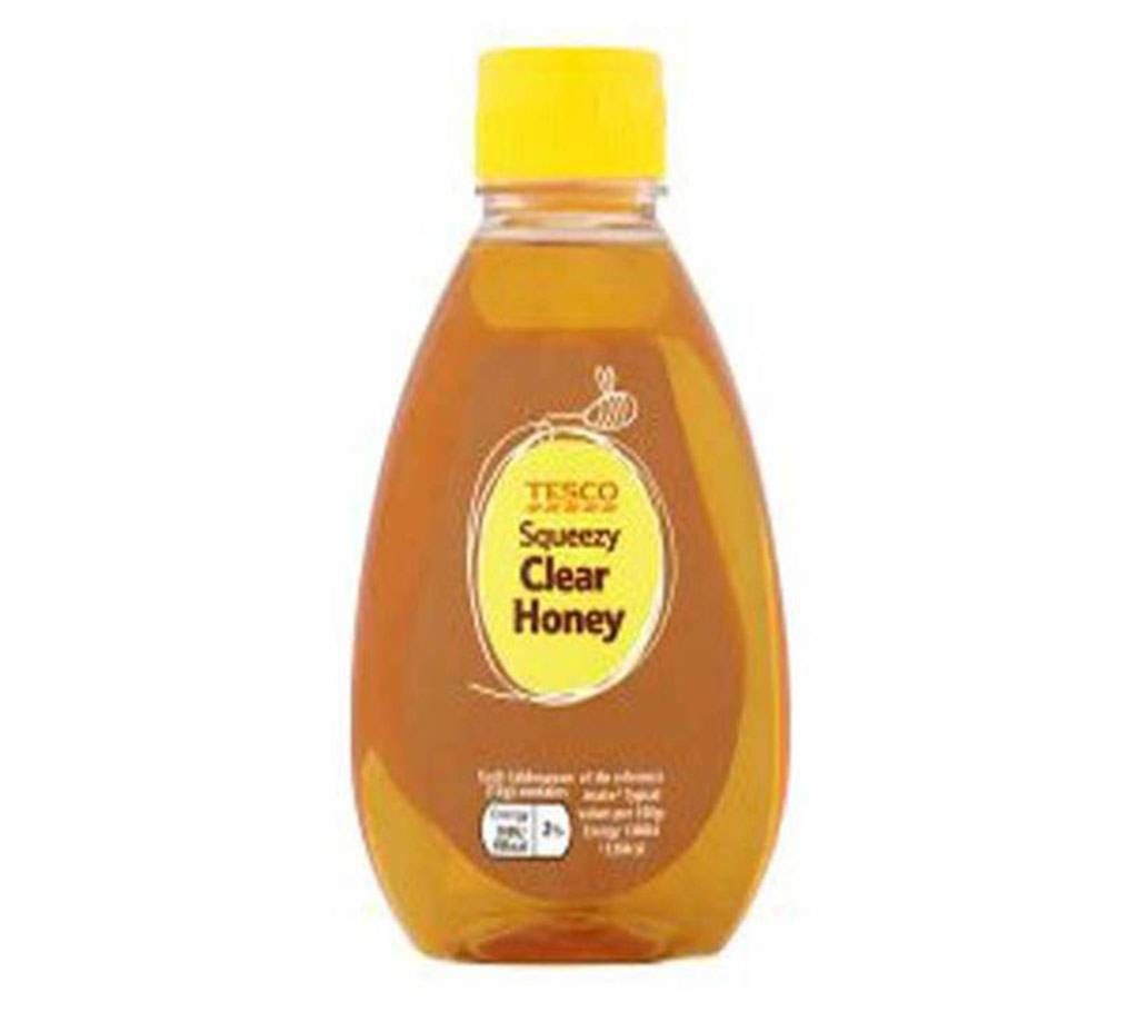Tesco Squeezy Clear Honey 340G Uk