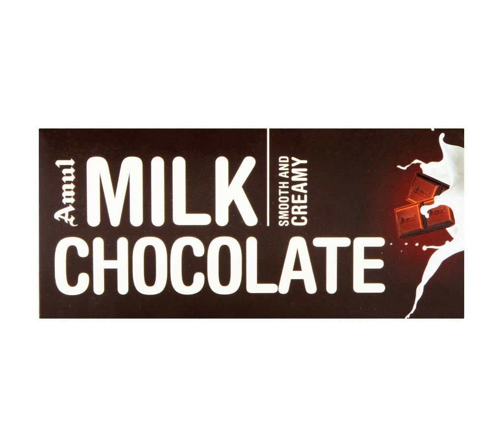 amul milk chocolate-150gm-India 