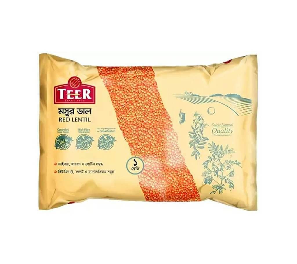 Teer Red Lentil Moshur Dal - 1 kg (0x25eb0)— KB