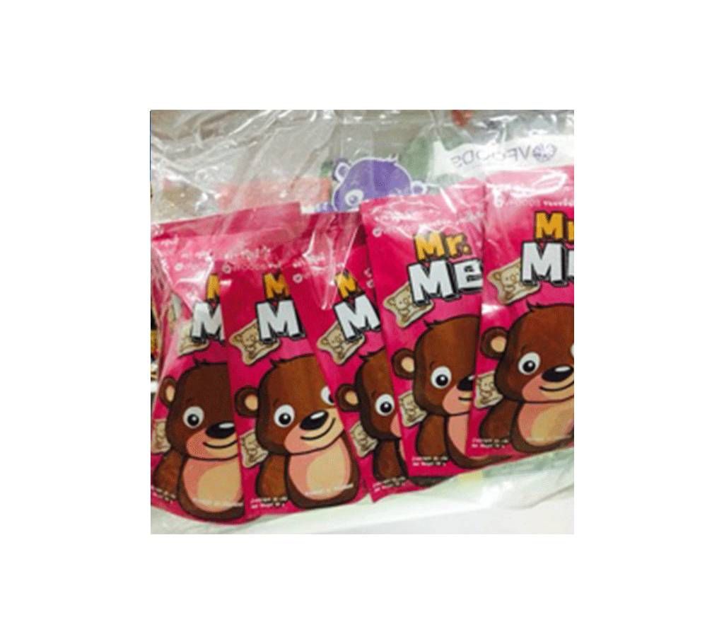 Mr. Mee Pouch Pkt Wafers Strawberry Flavor (12 Pcs) - Thailand