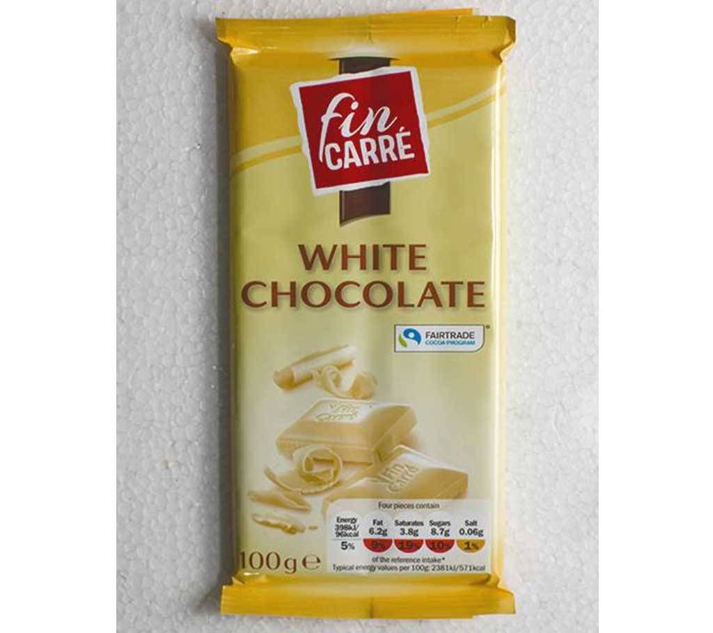 Fin carre White chocolate GERMANY 100g