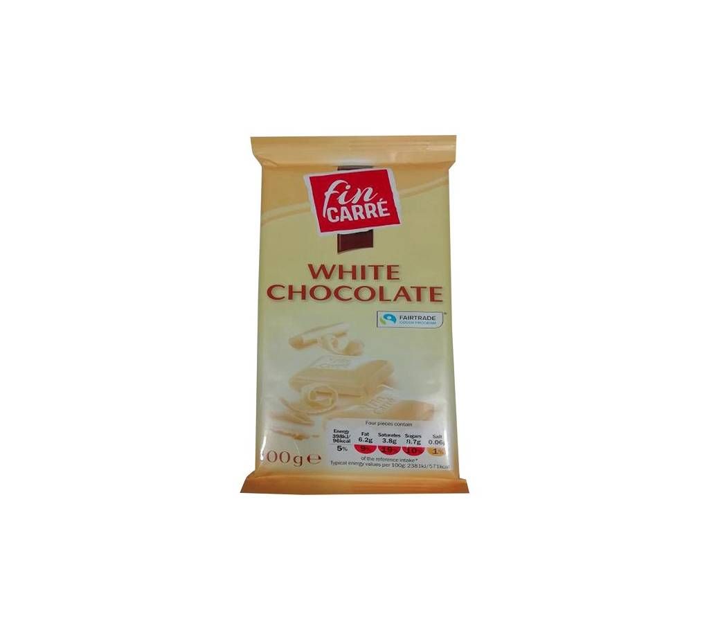 Fin Carre White Chocolate 100g UK