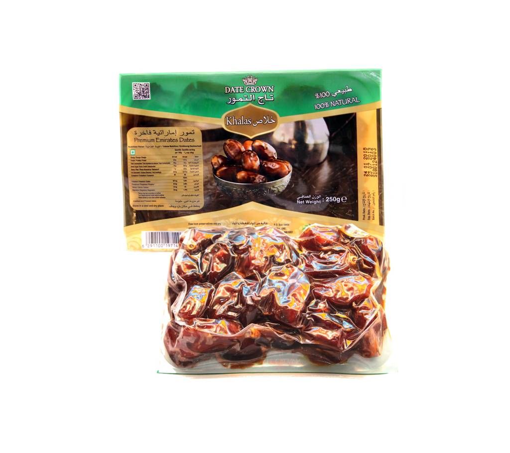 KHALAS DATE CROWN 250 GRM (UAE)