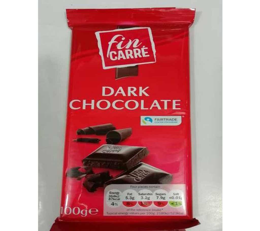 Fin Carre Dark Chocolate 100g UK