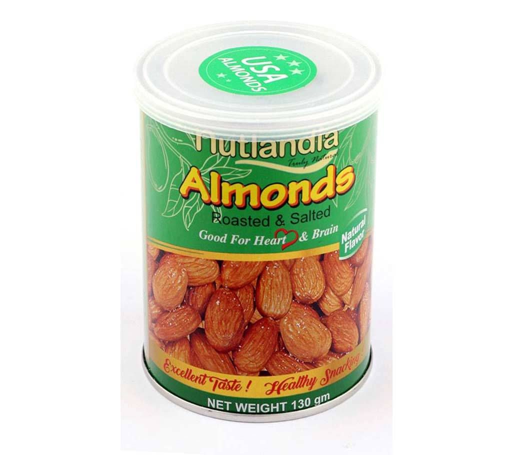 Nutlandia Almonds- Roasted & Salted 130grm USA