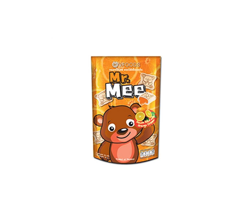 Mr. Mee Pouch Pkt Wafers Orange Flavor (12 Pcs) - Thailand