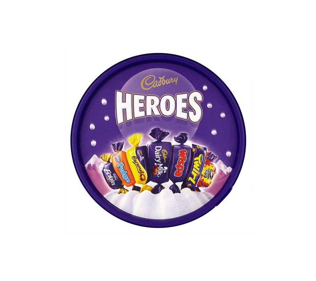 Cadbury Heroes Chocolate Tub 650g UK