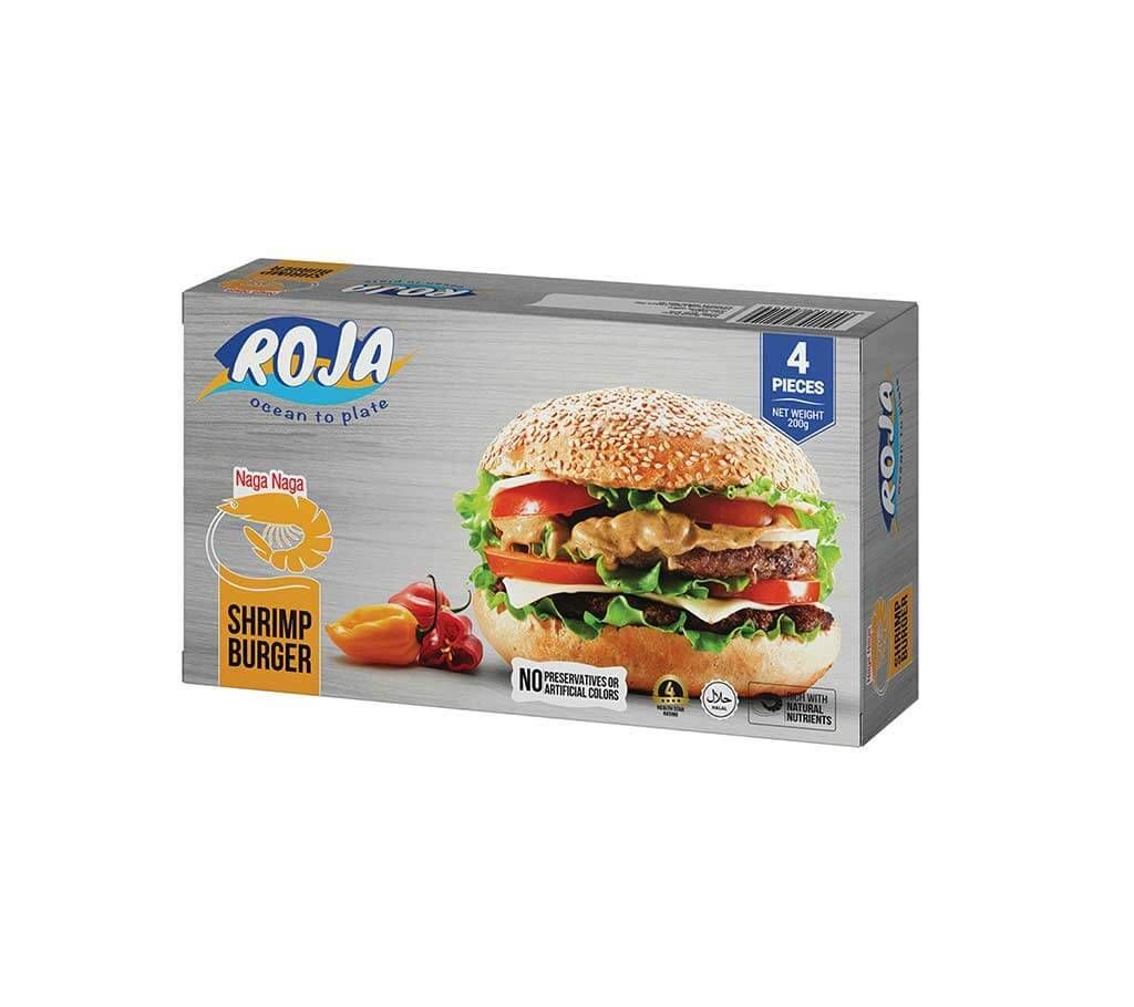 Roja Shrimp Burger- Naga (Hot & Spicy) - 200 gm