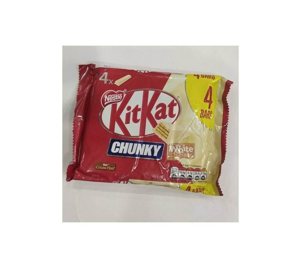 Kitkat Chunky White 4bar 160g - UK