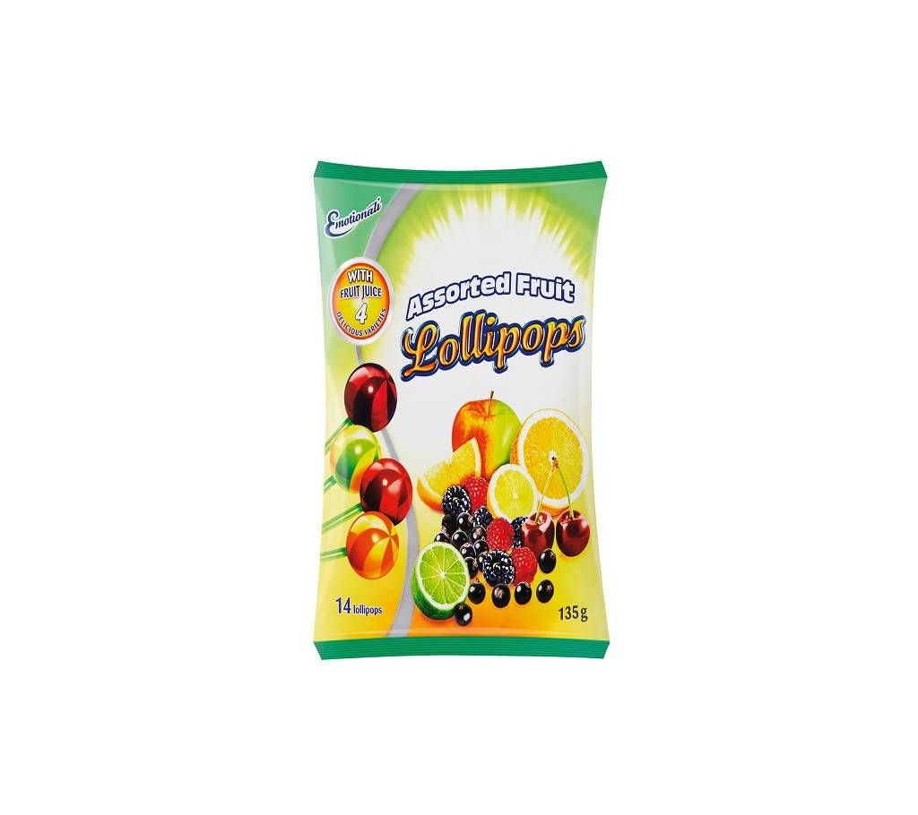 Assorted Fruit Lollipop Germany