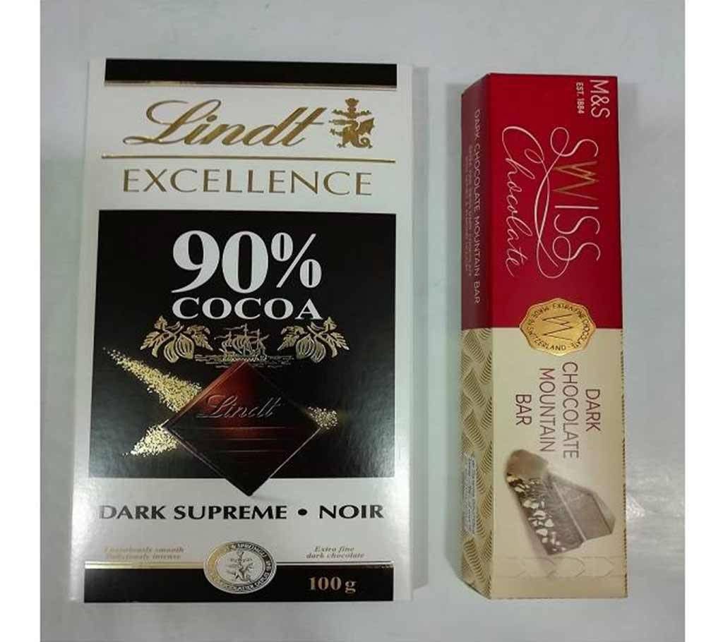 Dark Chocolate Christmas Package 200g SWISS