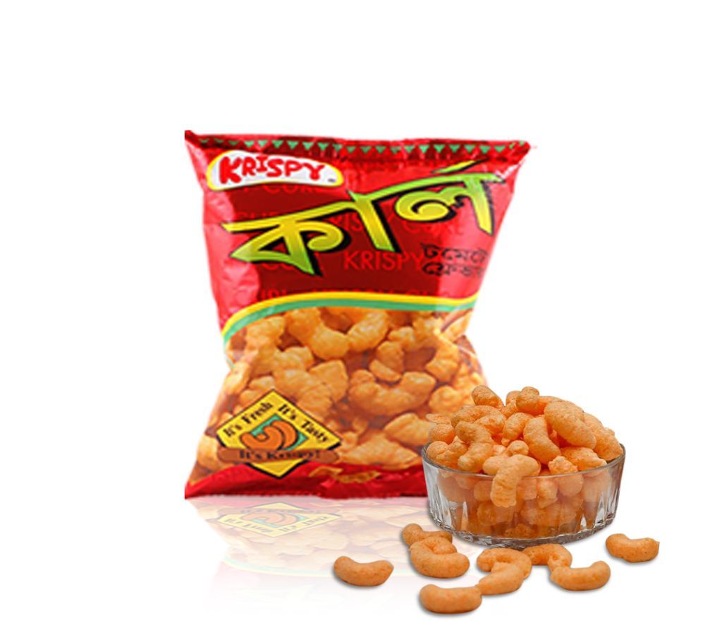 Krispy Curl Chips 12 gm - 25 packet - BD 