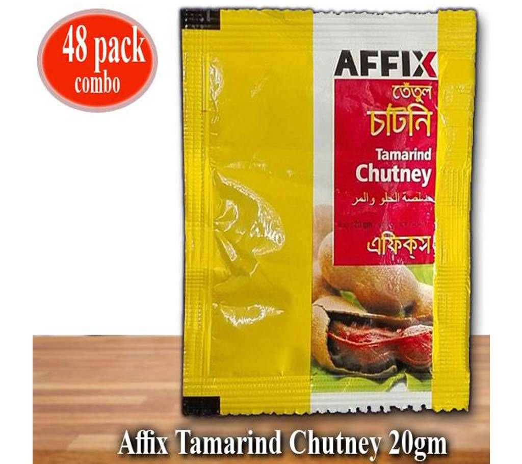 Affix Tamarind Chutney-20gm 48Pcs