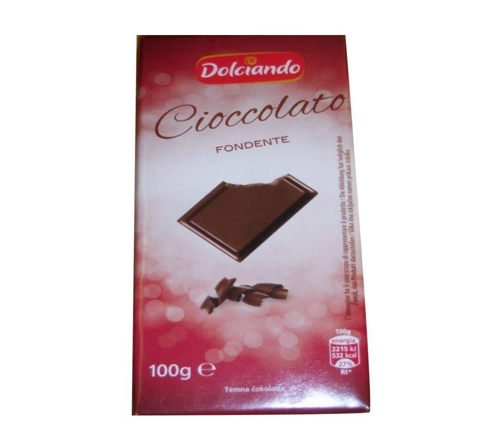 Dolciando Cioccolato FONDENTE 100gm Italy