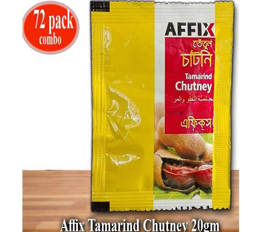 Affix Tamarind Chutney-20gm 72Pcs