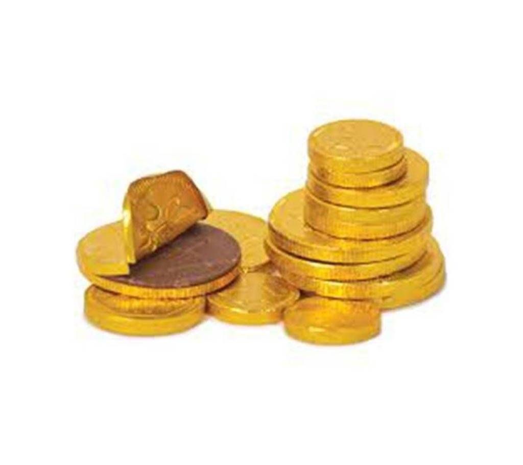 Choc Coin Gold Candy - Chocolate Flavoured, 60pcs Tub, 168g (Thailand)