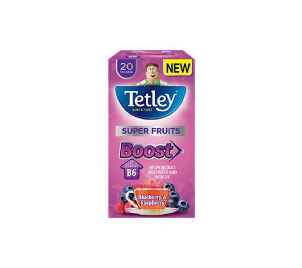 Tetley Super Fruits Boost Tea Bags UK