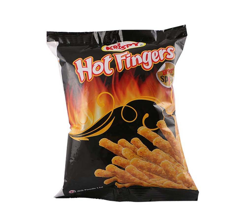 Krispy Hot Finger Chips 20 gm (Total 20 packets)