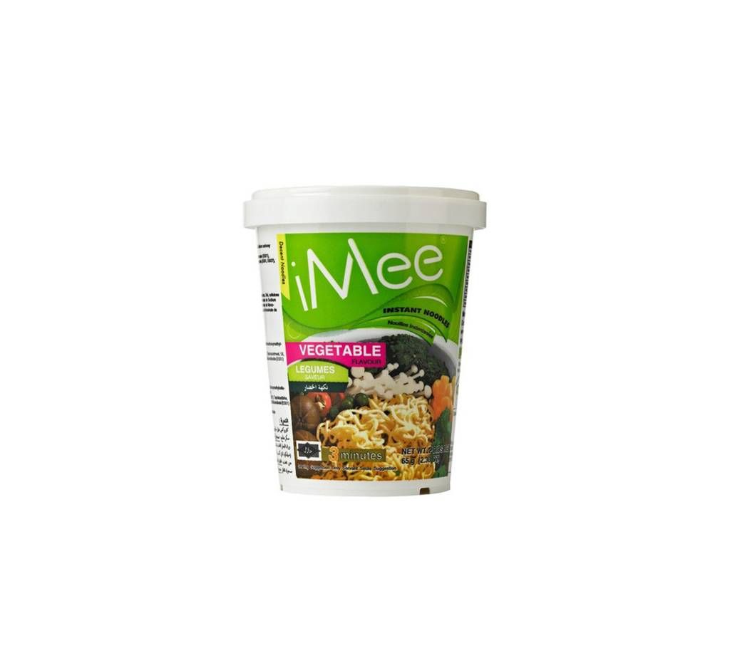 Imee Instant Cup Noodles Vegetable Flavor 65gm Thailand