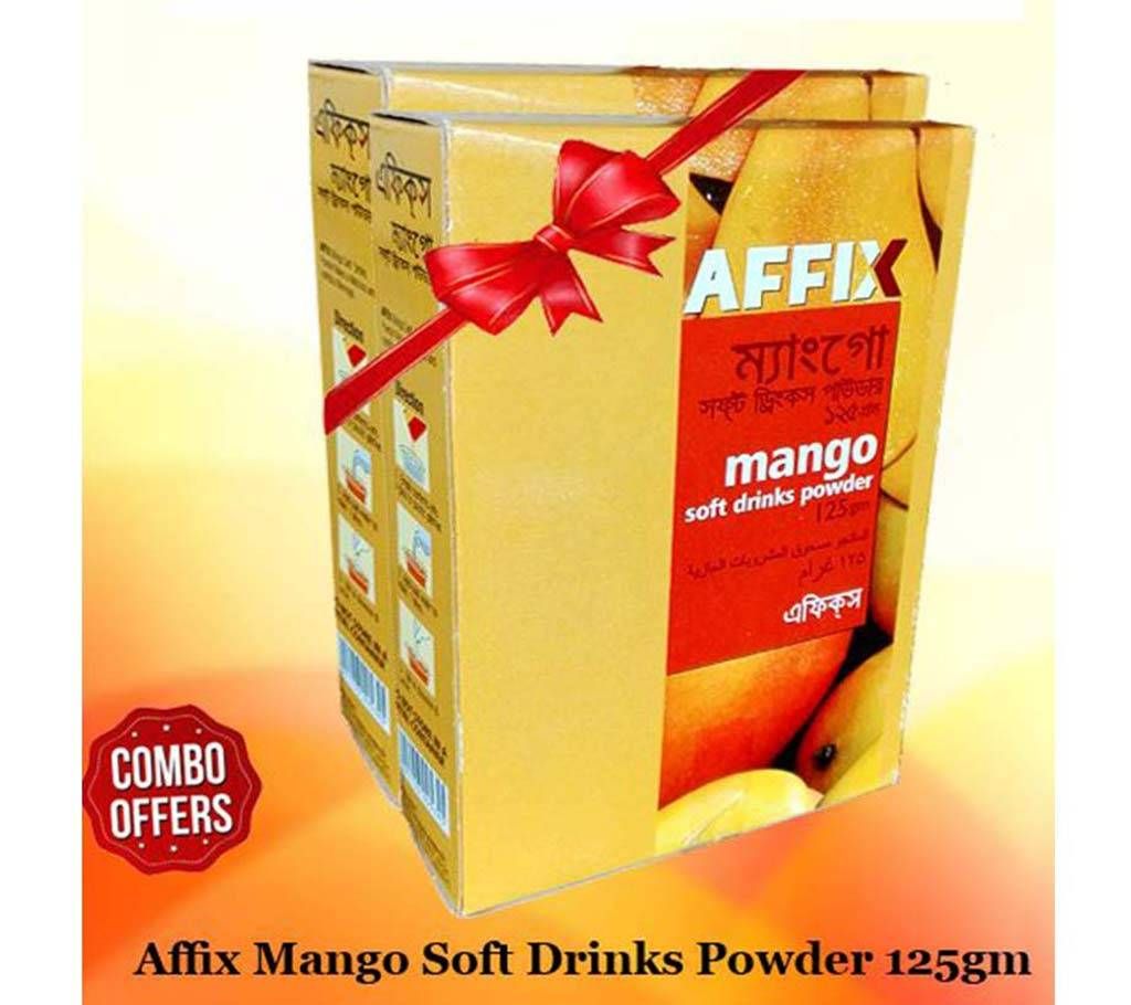 Affix Mango Soft Drinks Powder 125gm 6pack Combo