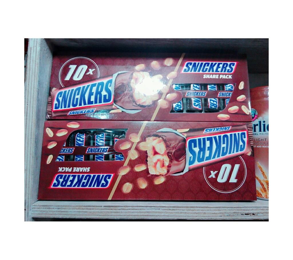 snickers - 10 pcs - 180gm