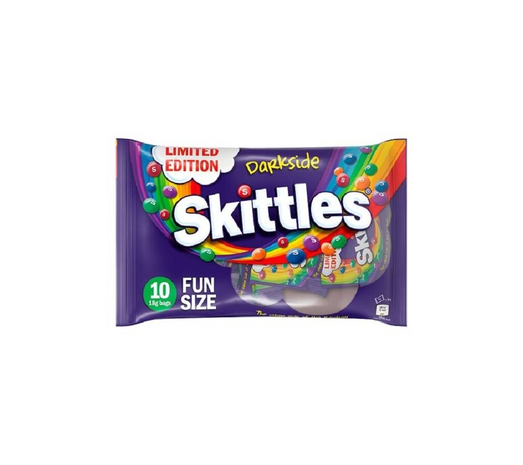 Skittles Darkside Fun Size Chocolate Bags UK