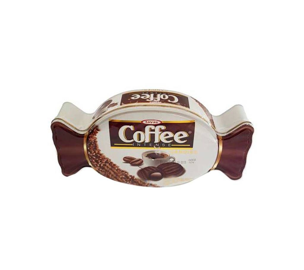 Tayas Coffee Candies Tin box (600 gm) Turkey